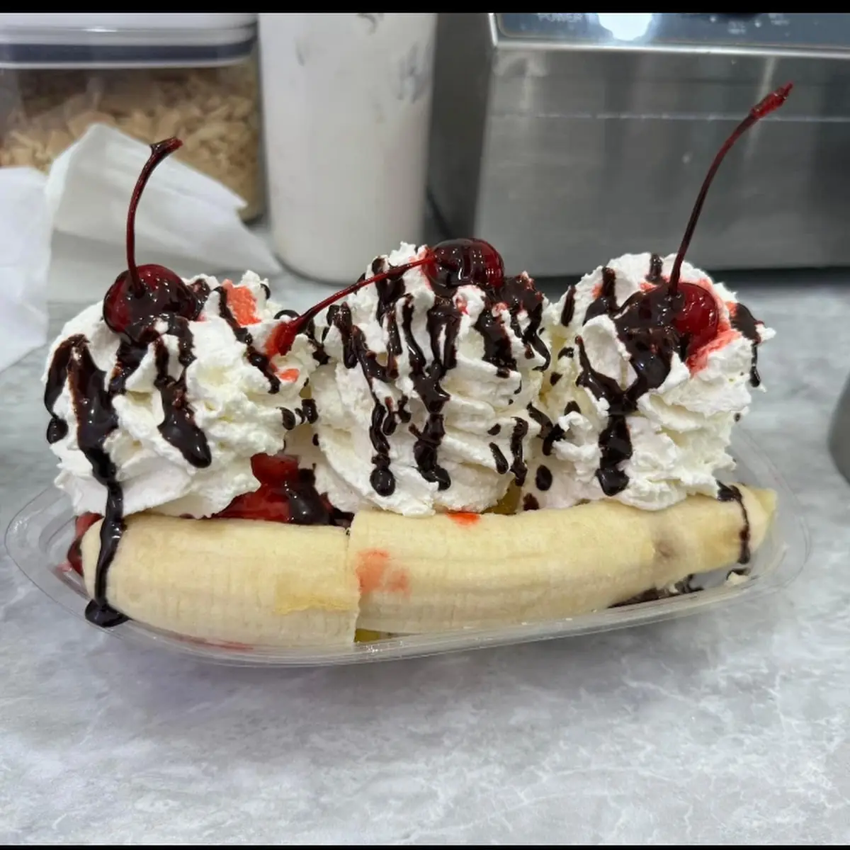 Banana Split Sundae