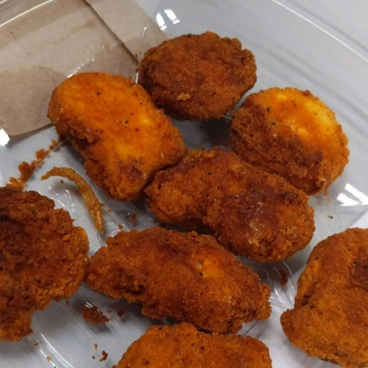 Burned Spicy Chicken Nuggets