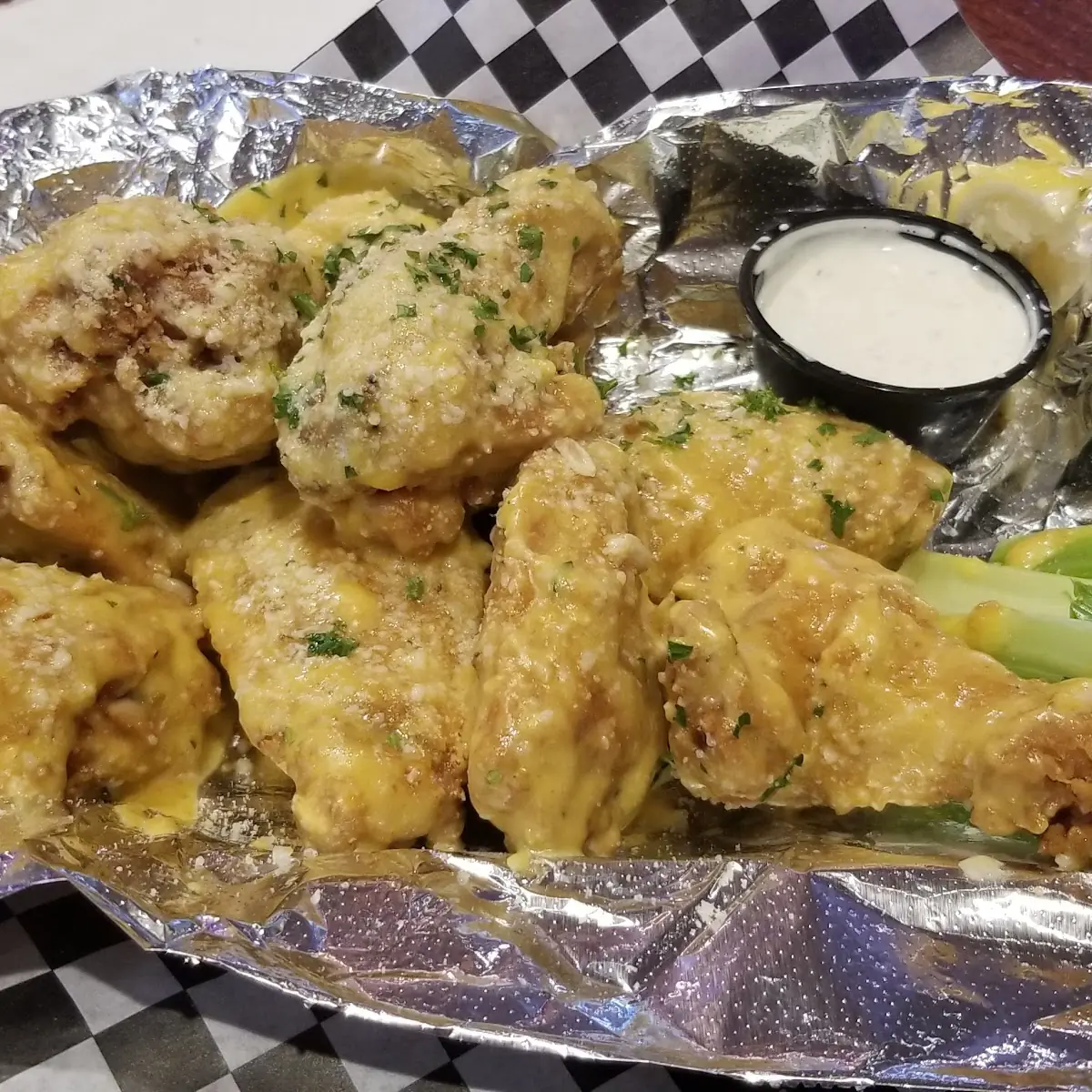 Garlic Parmesan Wings