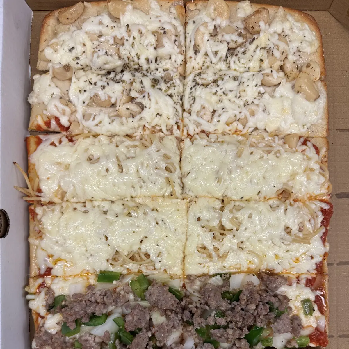 Spaghetti Pizza