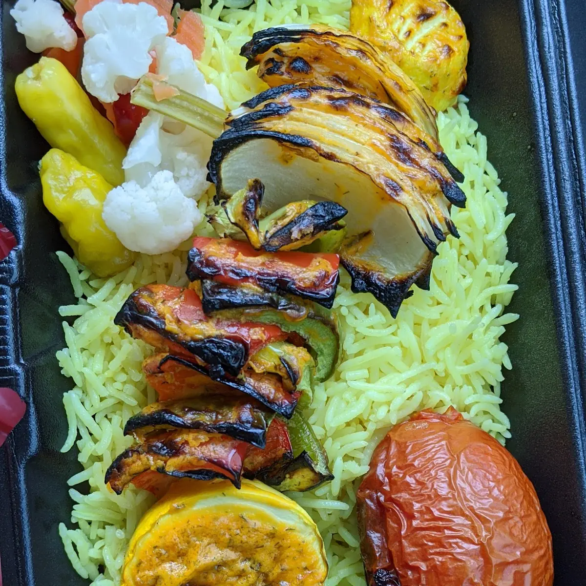 Veggie Kabob Plate