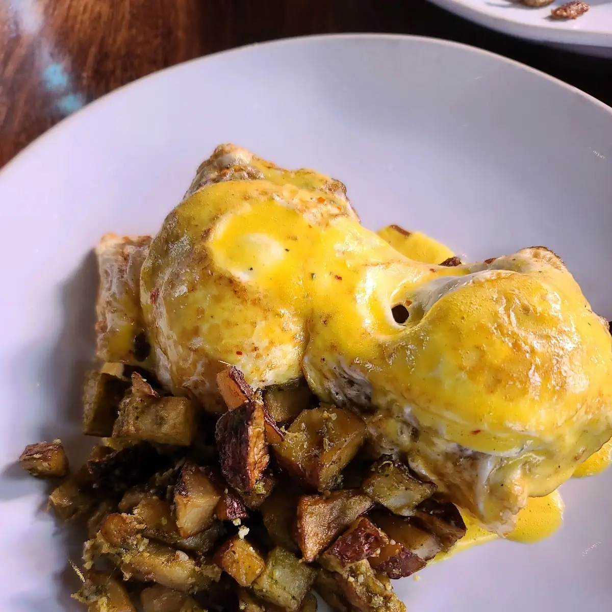 Eggs Benedict with Brisket
