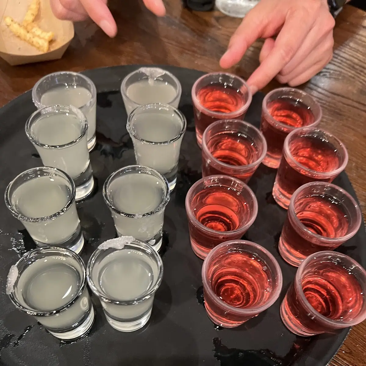 Lemon Drop and Jolly Rancher Shots