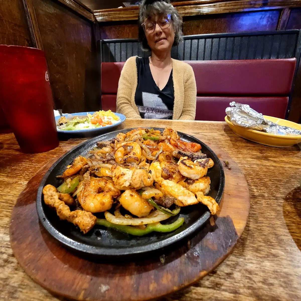 Steak Chicken Shrimp Fajitas