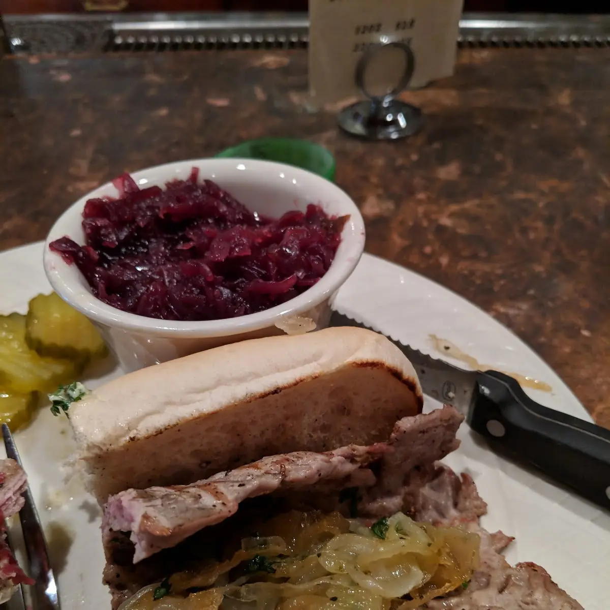 New Glarus Steak Sandwich
