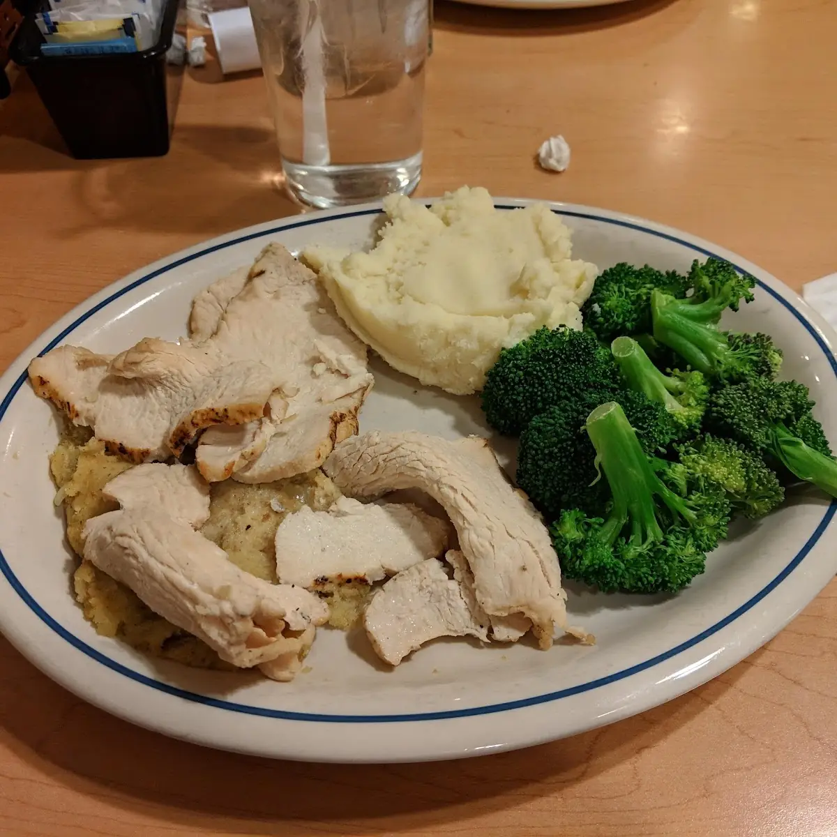 55 Turkey & Mashed Potatoes & Broccoli