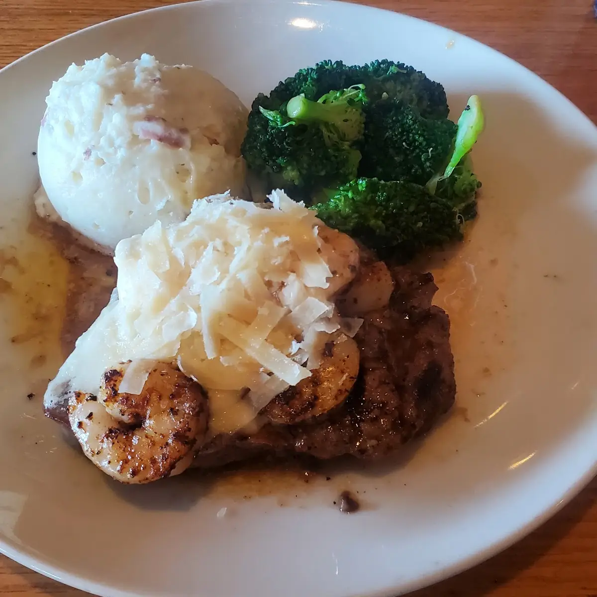 Shrimp 'N Parmesan Sirloin