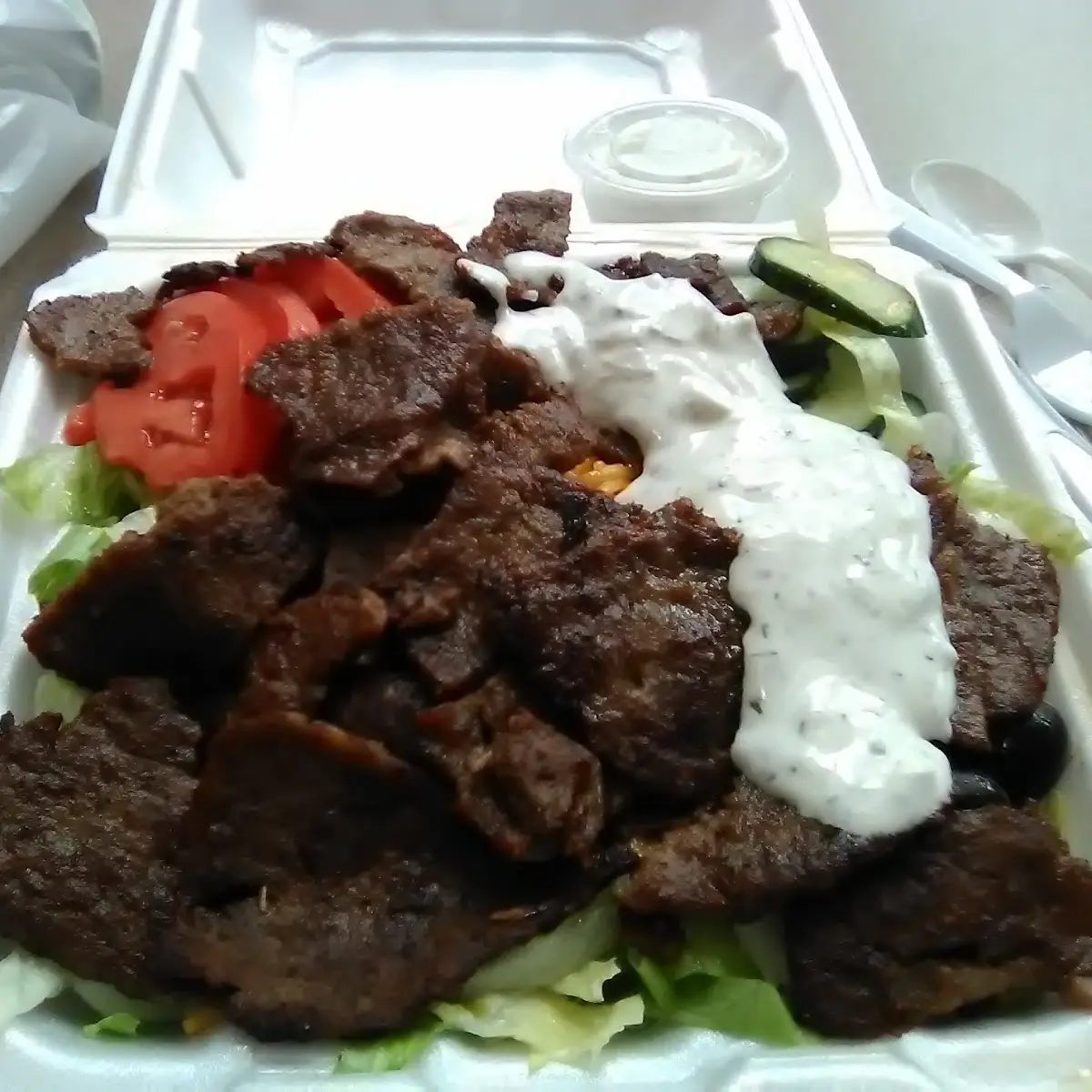 Grilled Gyro Salad