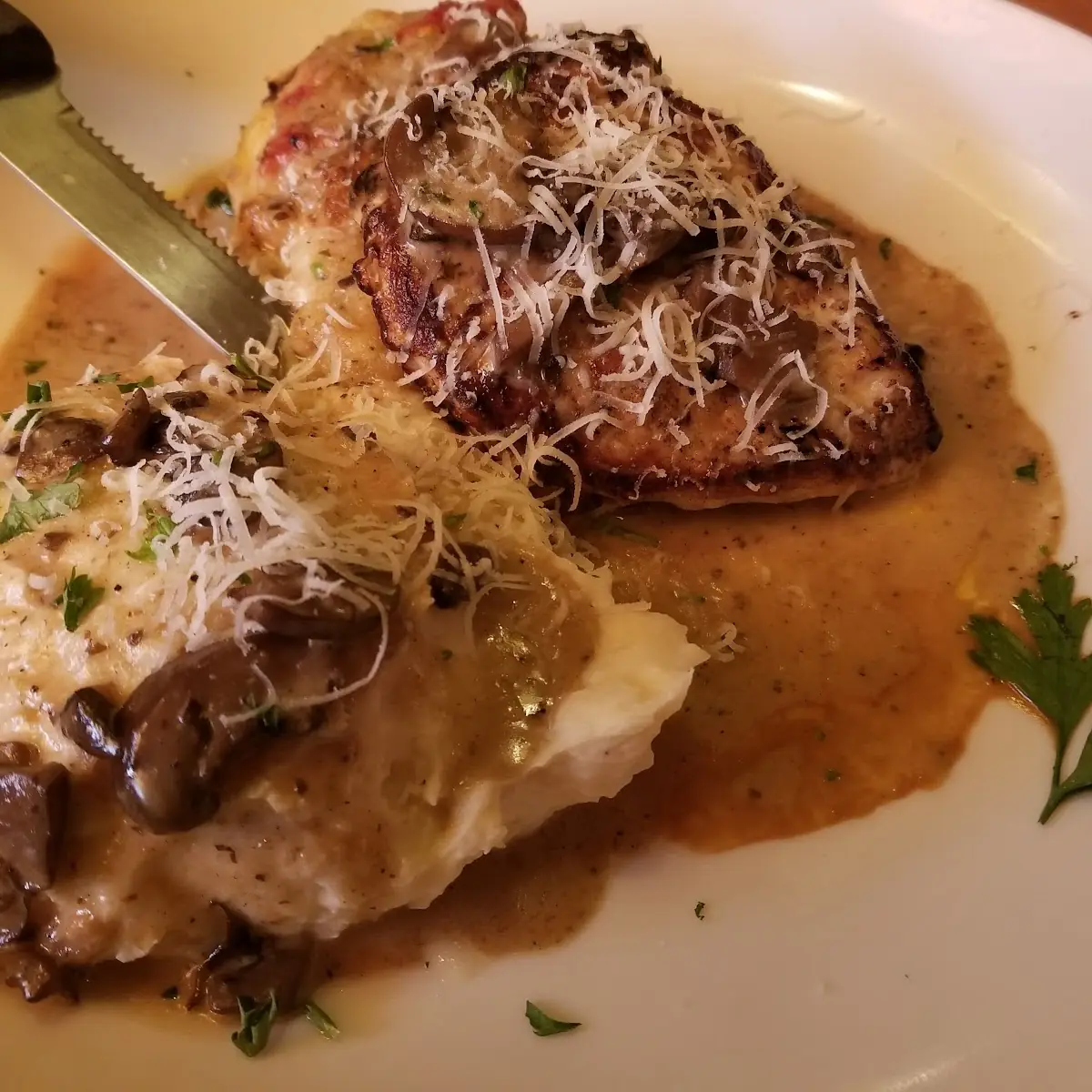 Stuffed Chicken Marsala
