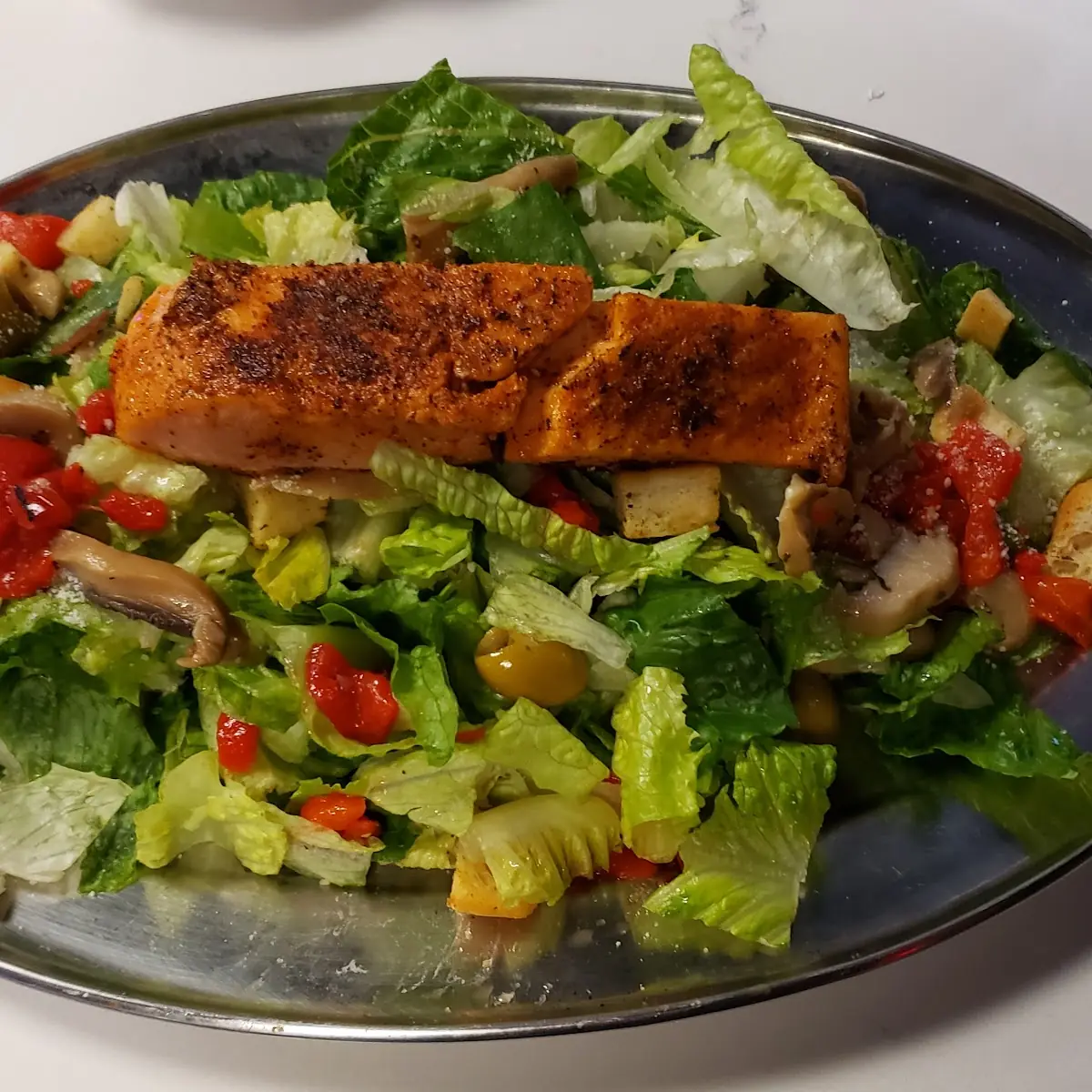 Salmon Caesar Salad