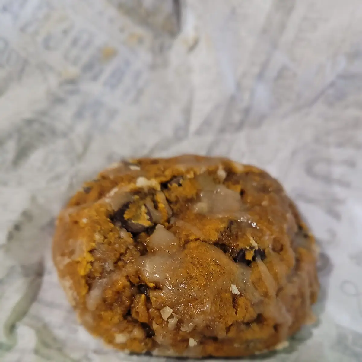 Gluten-Free Pumpkin Chocolate Chip Cookie