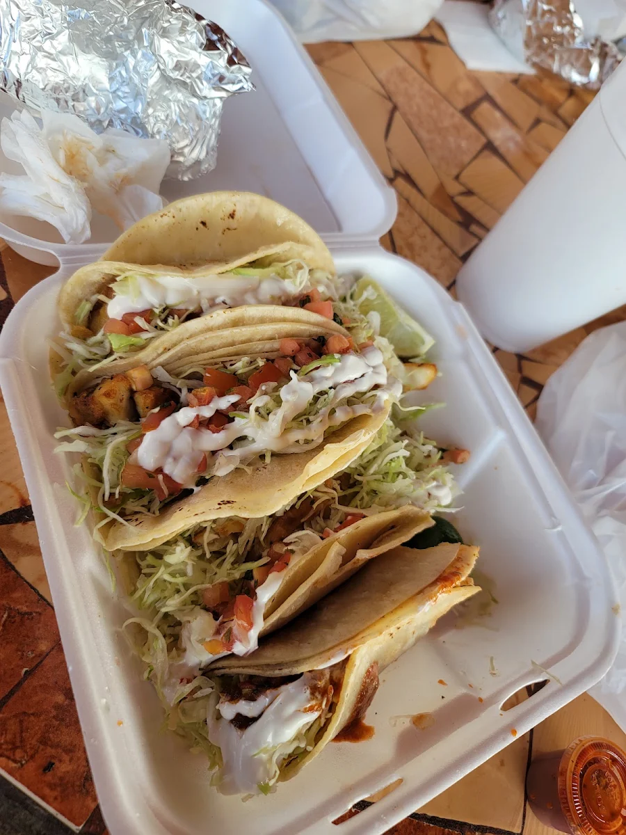 Fried Fish Tacos with Lime