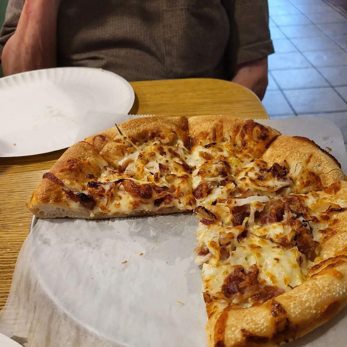 Chicken Bacon Ranch Pizza