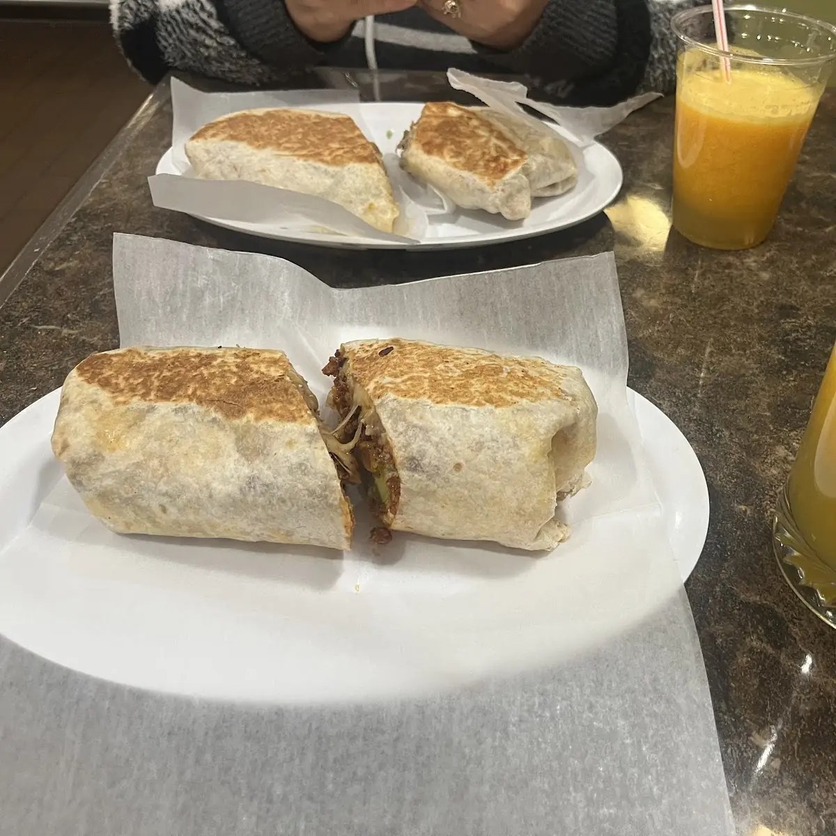 Burrito Con Chorizo