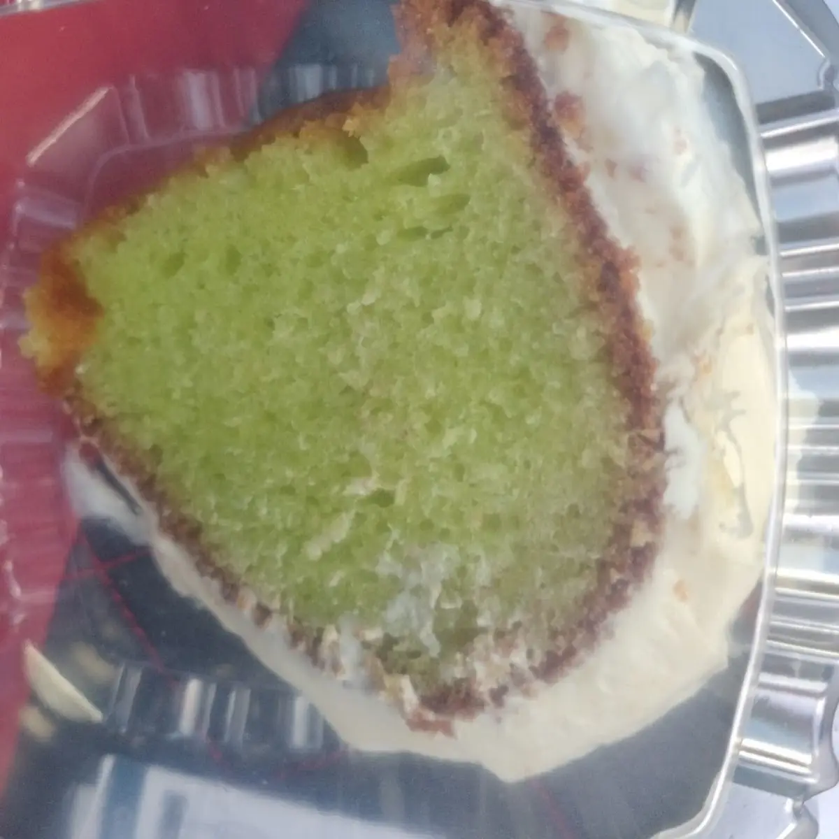 Key Lime Cake Slice