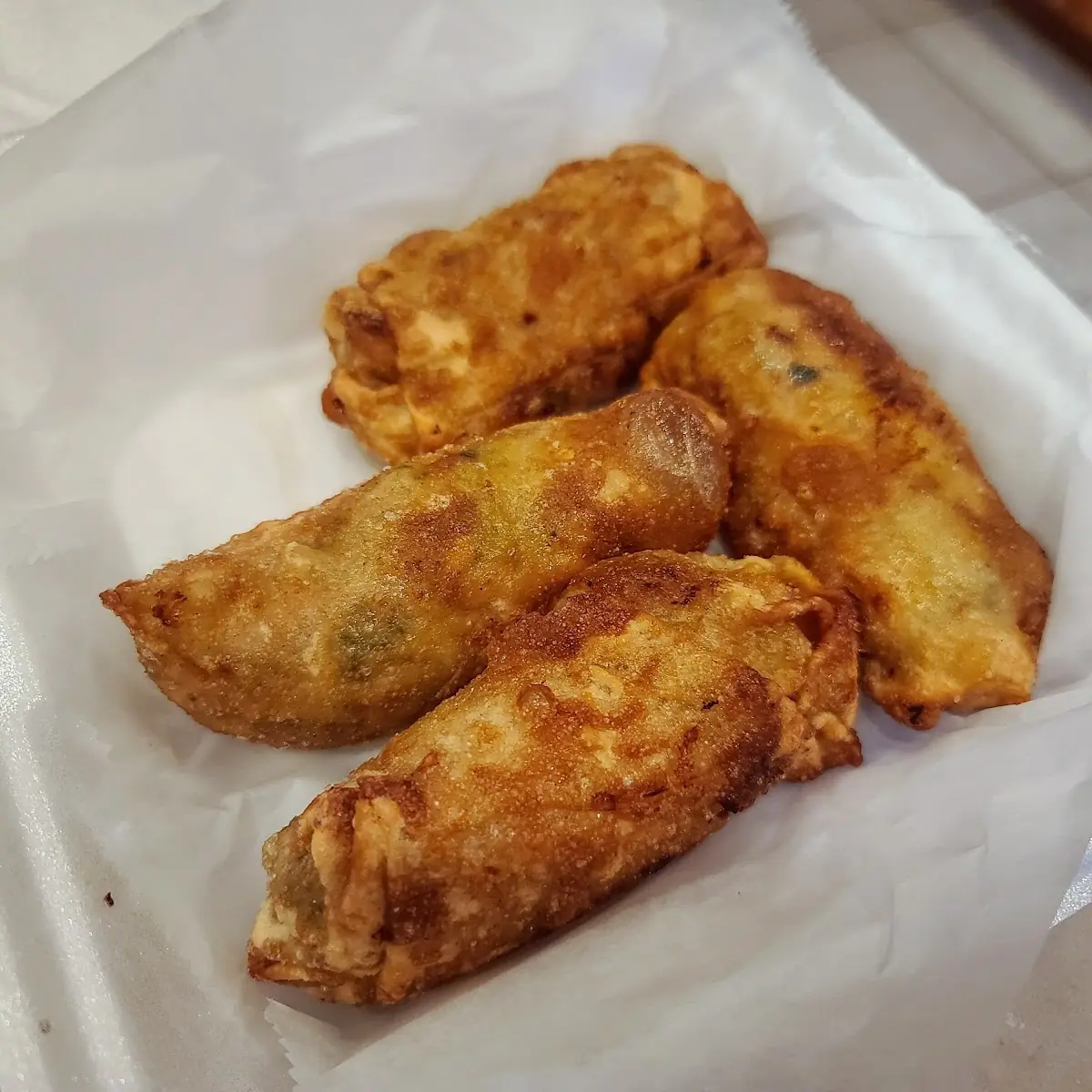 Chicken Broccoli and Cheese Egg Rolls