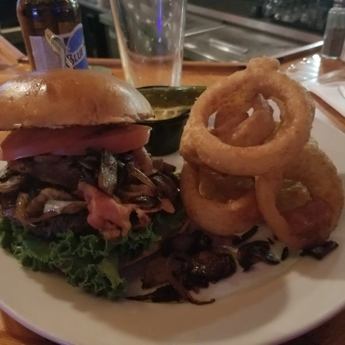 Mushroom Swiss Burger