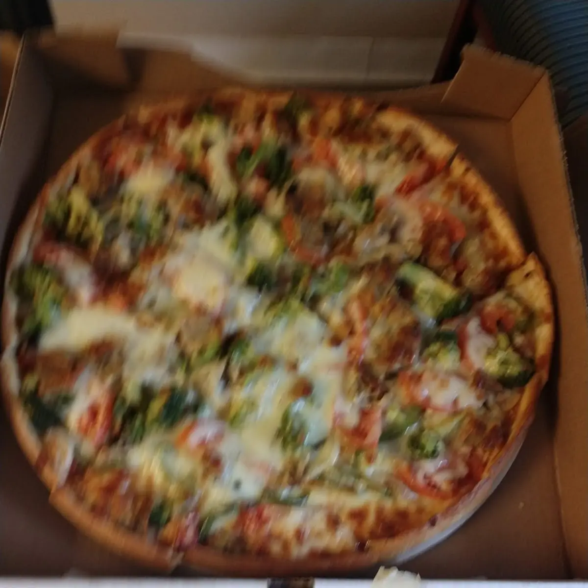 Pizza with Mixed Veggies