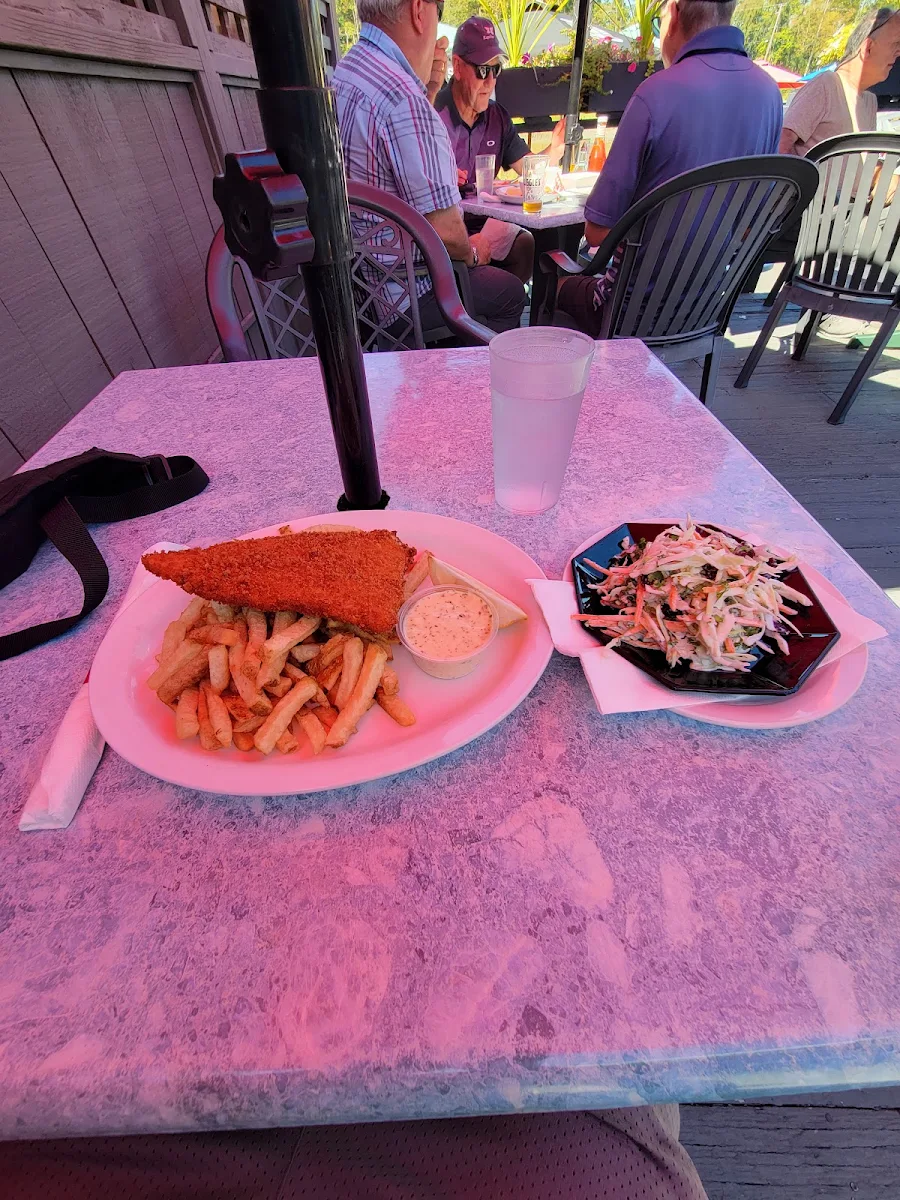 Fish and Chips, Sharkey's Seafood Bar & Grille