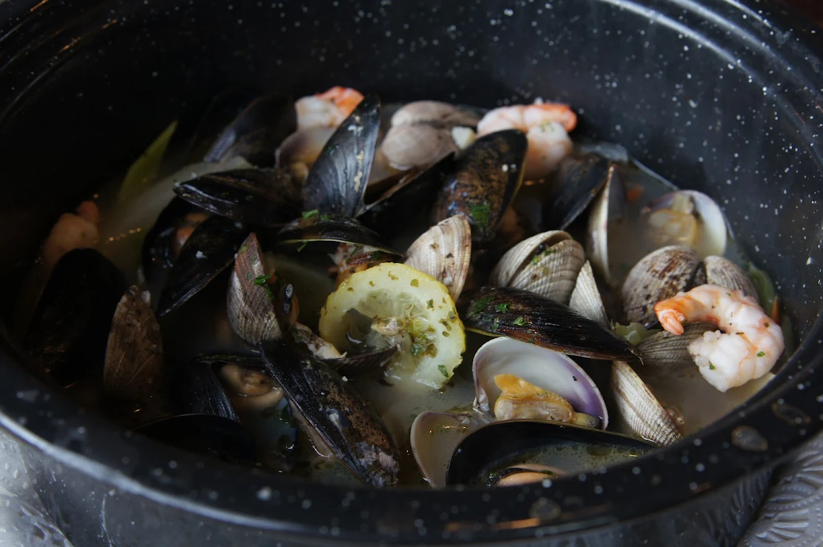 Mussels or Clams, Sharkey's Seafood Bar & Grille