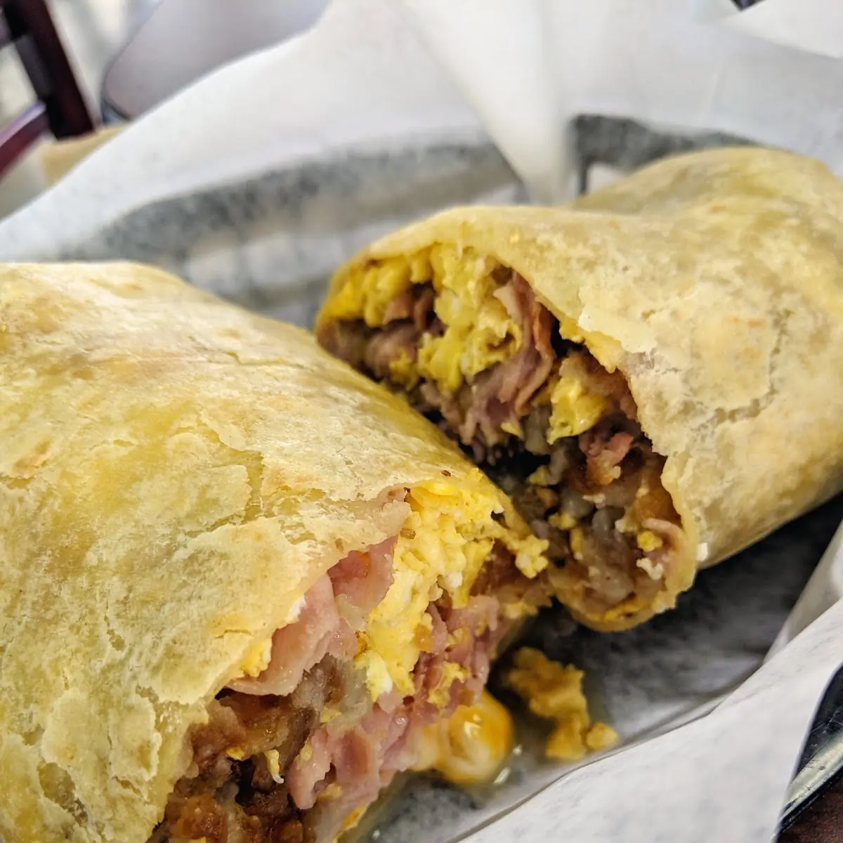 Ham Breakfast Burrito