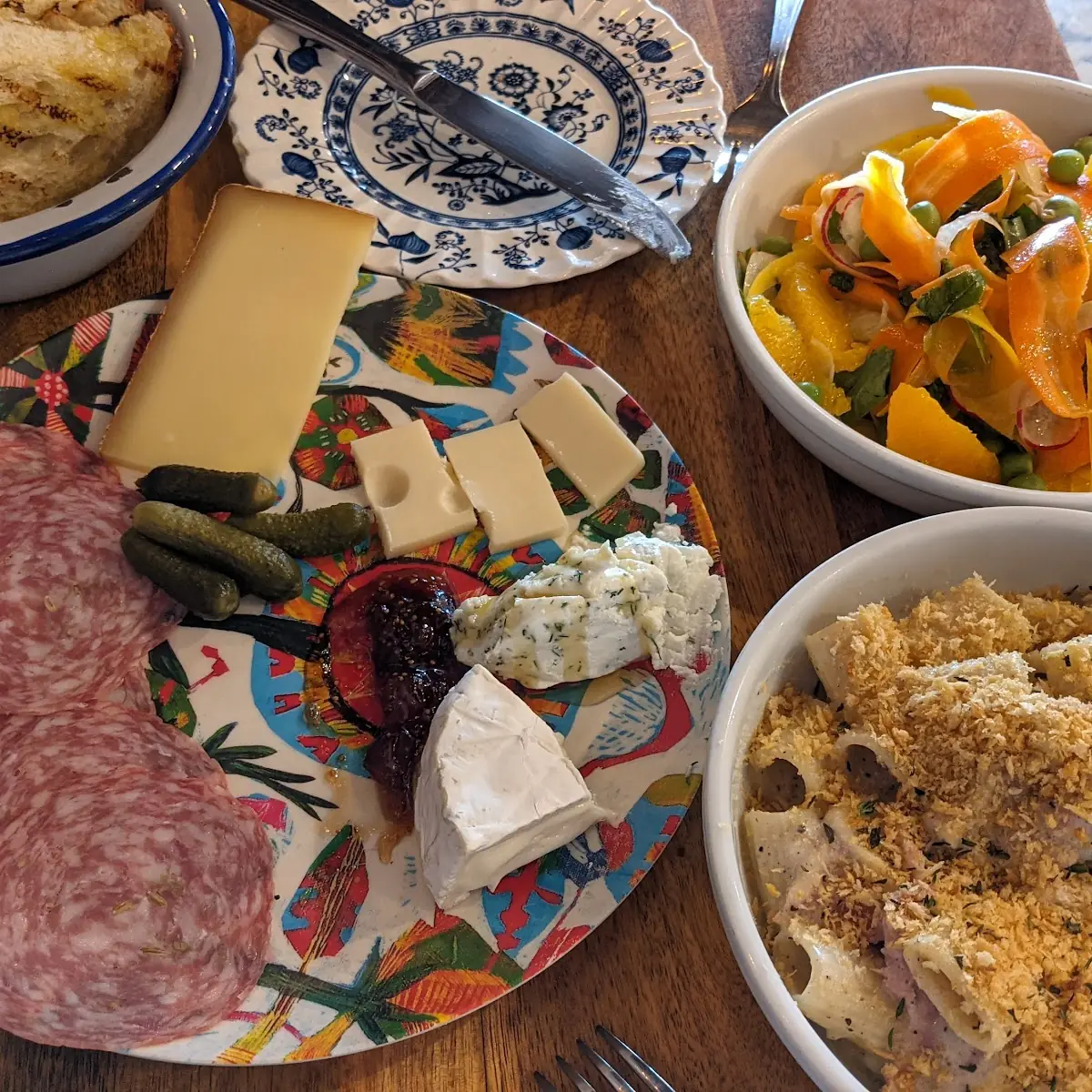 Charcuterie Board Summer Salad