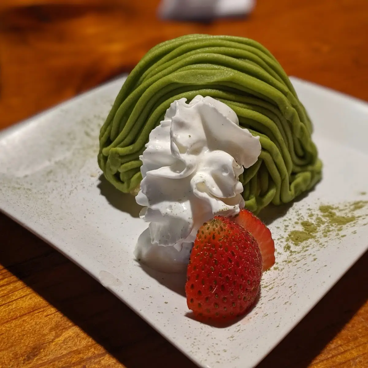 Green Tea Mont Blanc