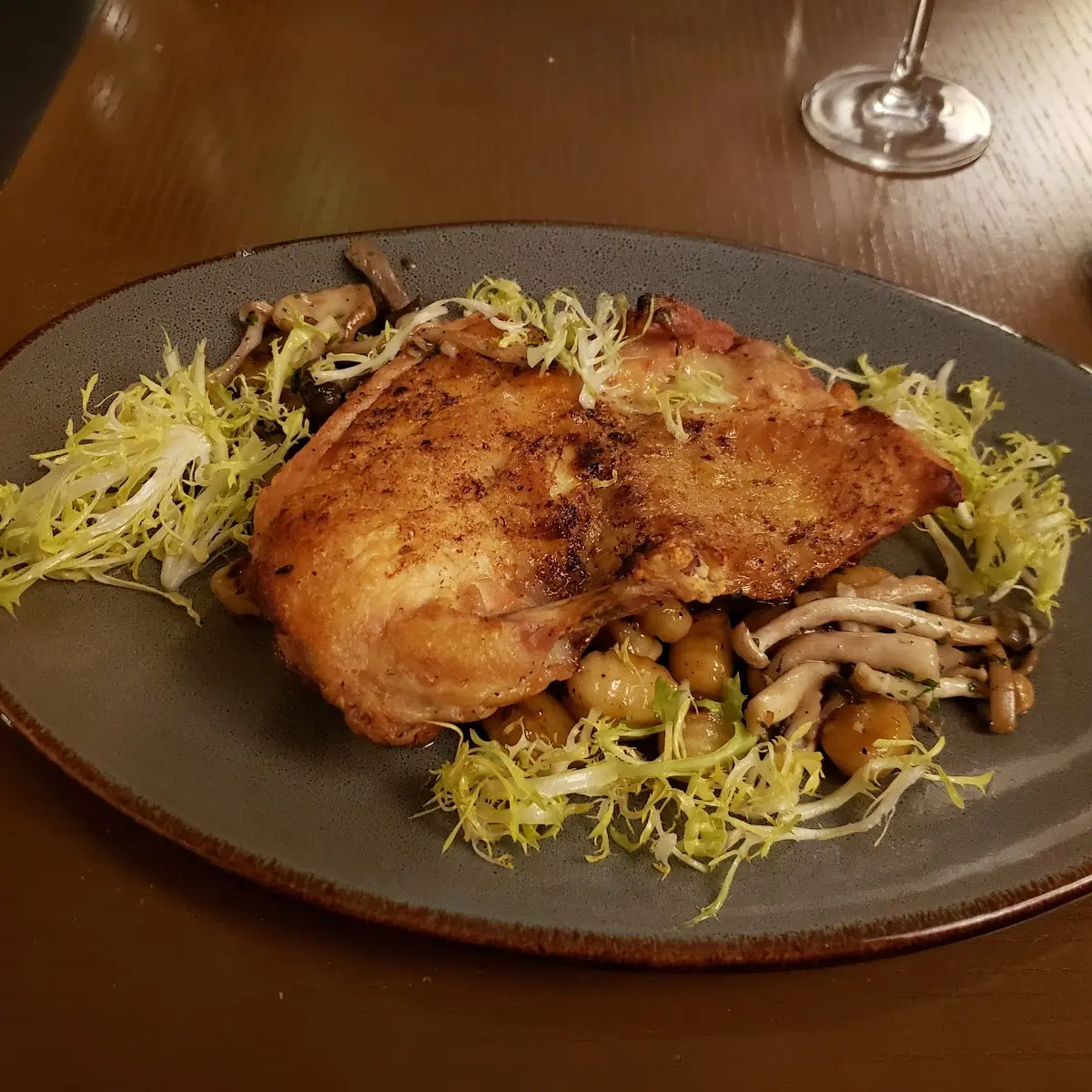 Pan Seared Half Chicken