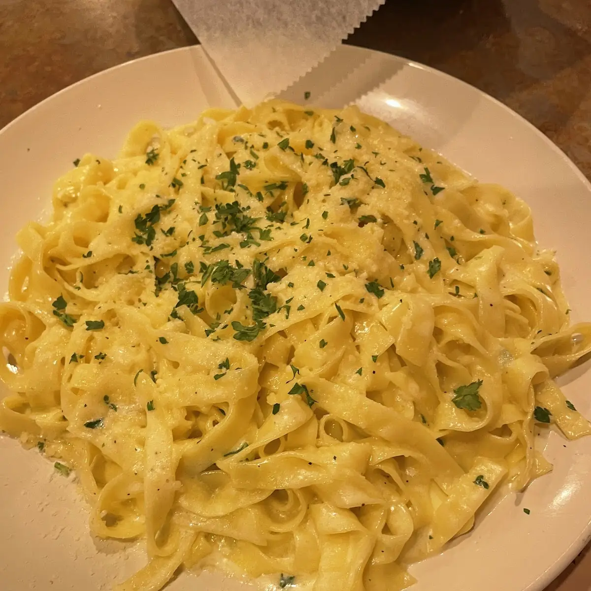 Fettuccine Alfredo