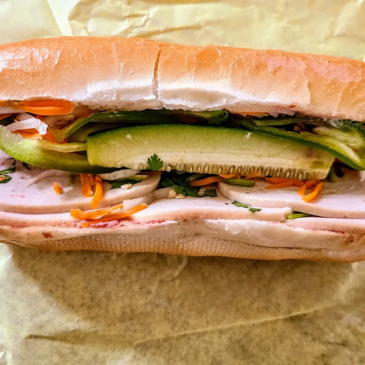 Banh MI Cha Lua Vietnamese Sausage with Pate