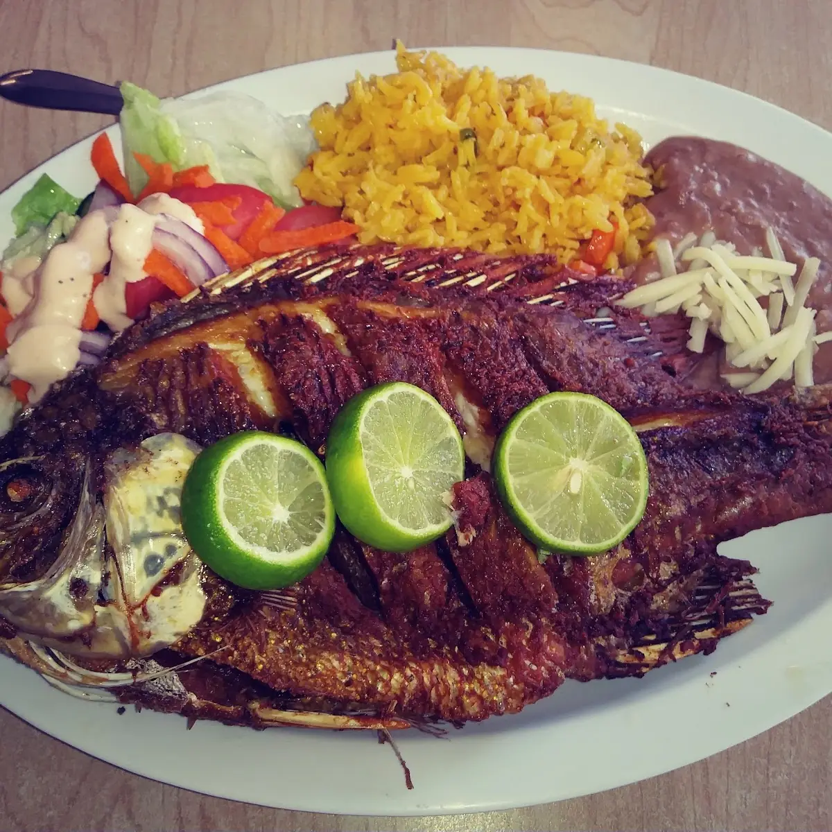 Huachinango Frito Fried Red Snapper