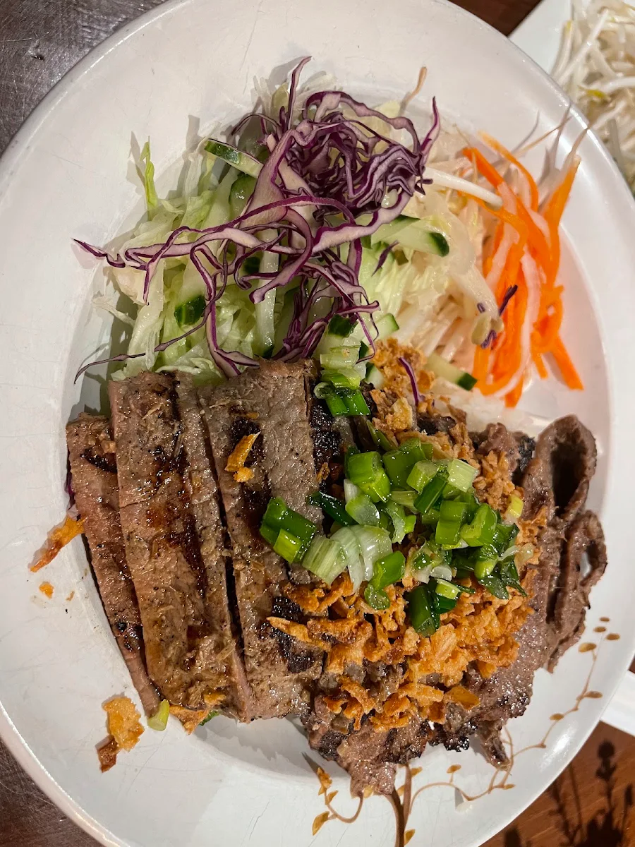 Grilled Beef with Lemongrass, Vic & CO Cuisine Viêt