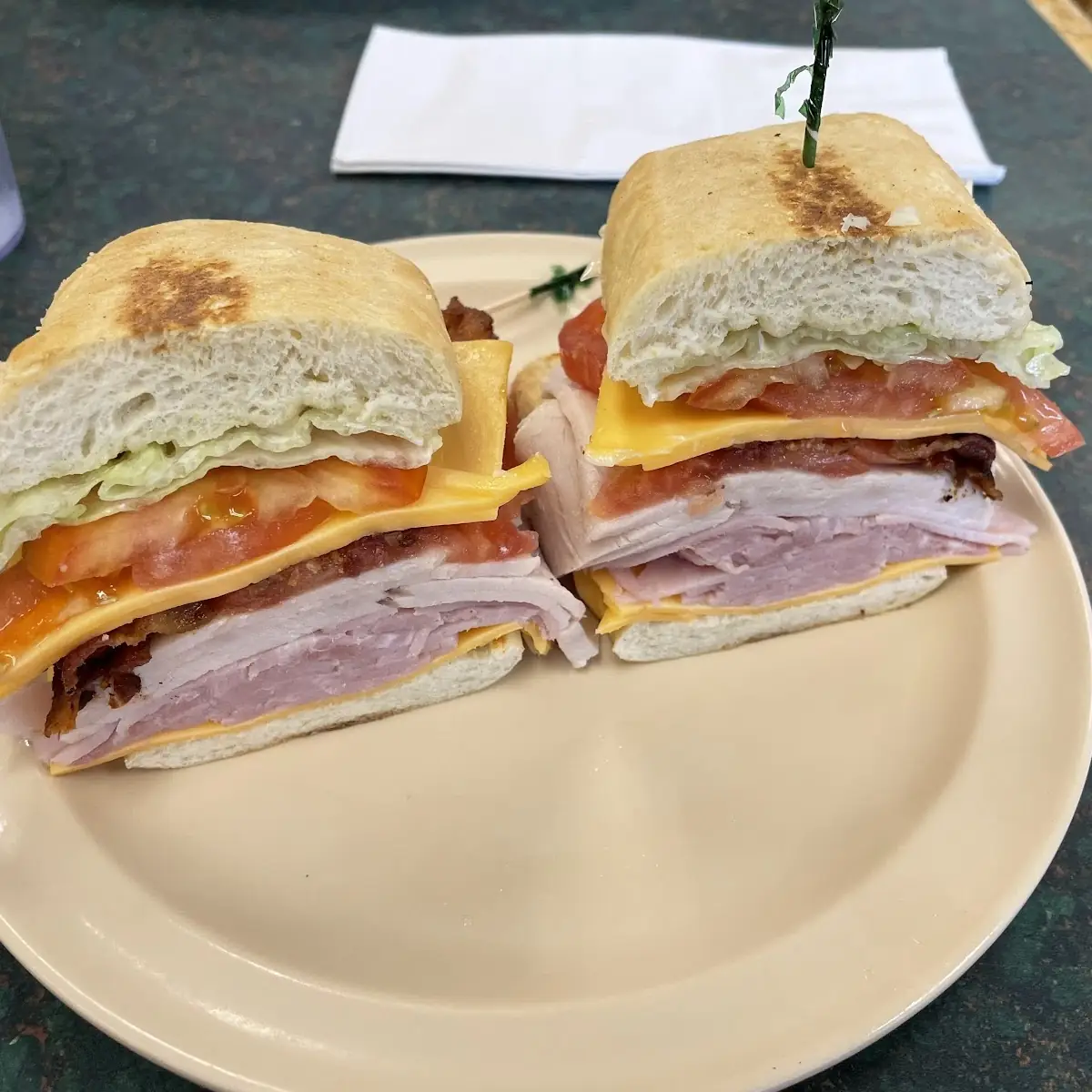 Sub Sandwich Ham Bacon Lettuce Tomato