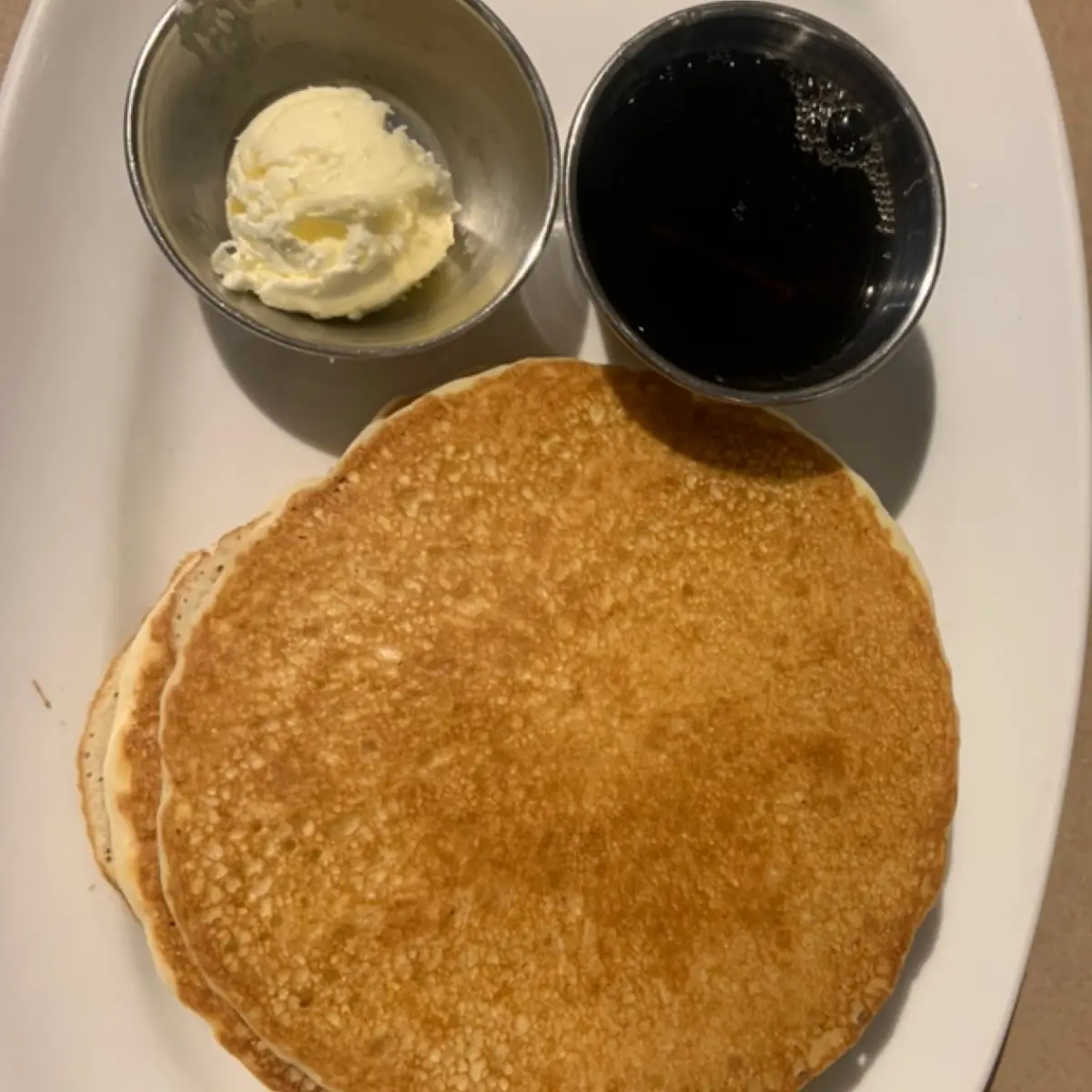 Silver Dollar Pancakes Plate