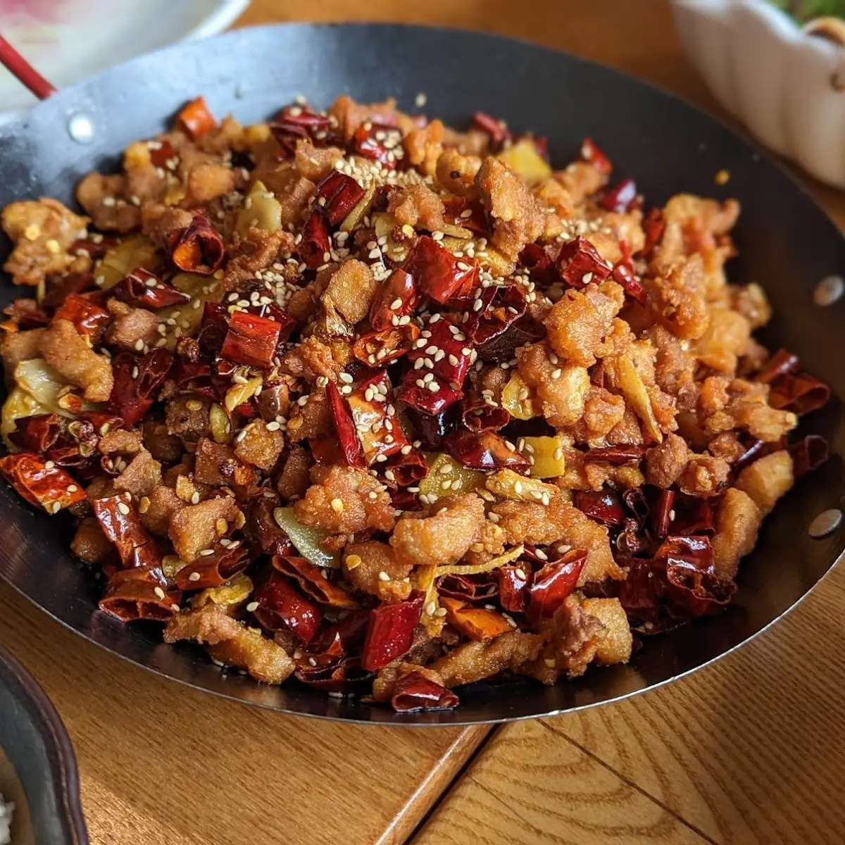 Spicy Pan Fried Boneless Chicken