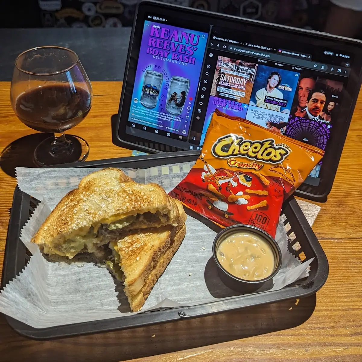 Big Mack Grilled Cheese Sandwich