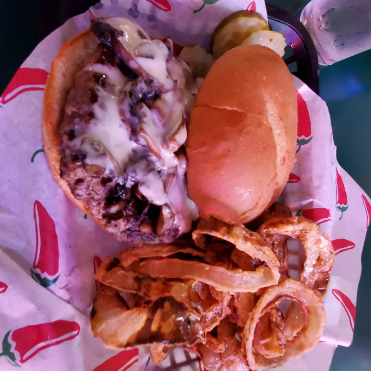 Mushroom Swiss Burger