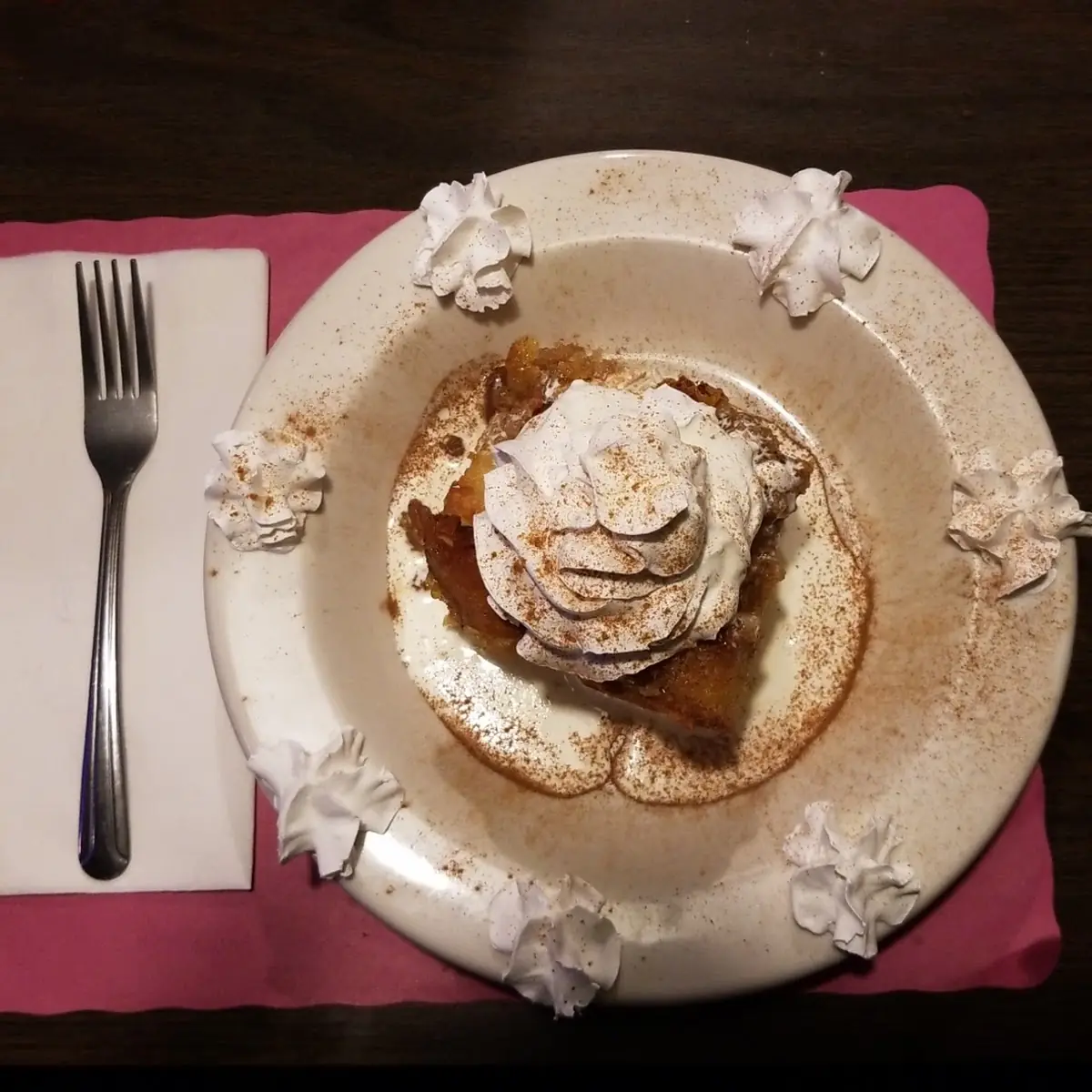 Brandy Pecan Bread Pudding