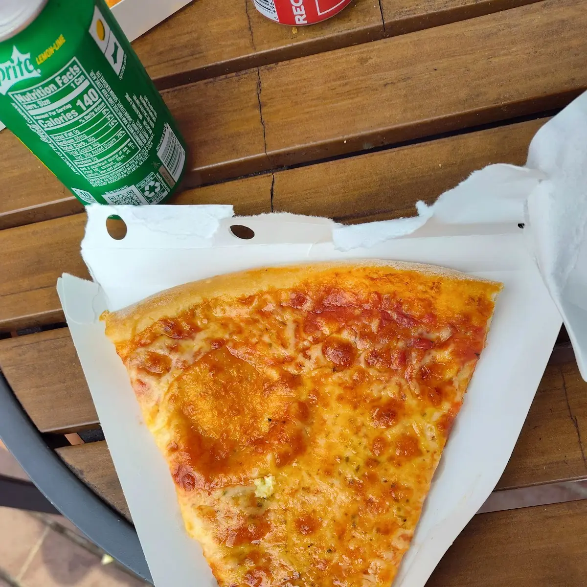 Cheese Pizza Slice in Box