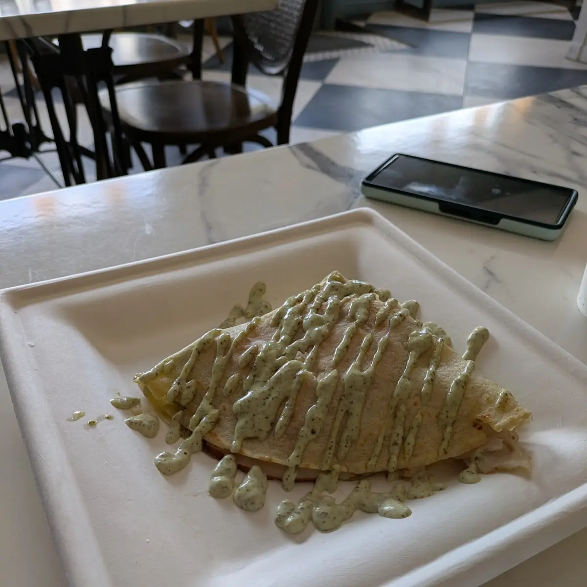 Turkey Pesto Crepe
