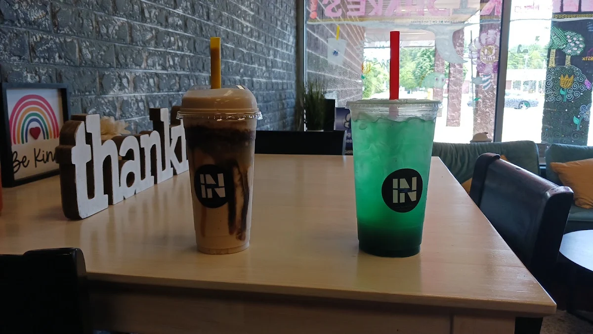 Chunky Monkey Shake and Sour Patch Tea