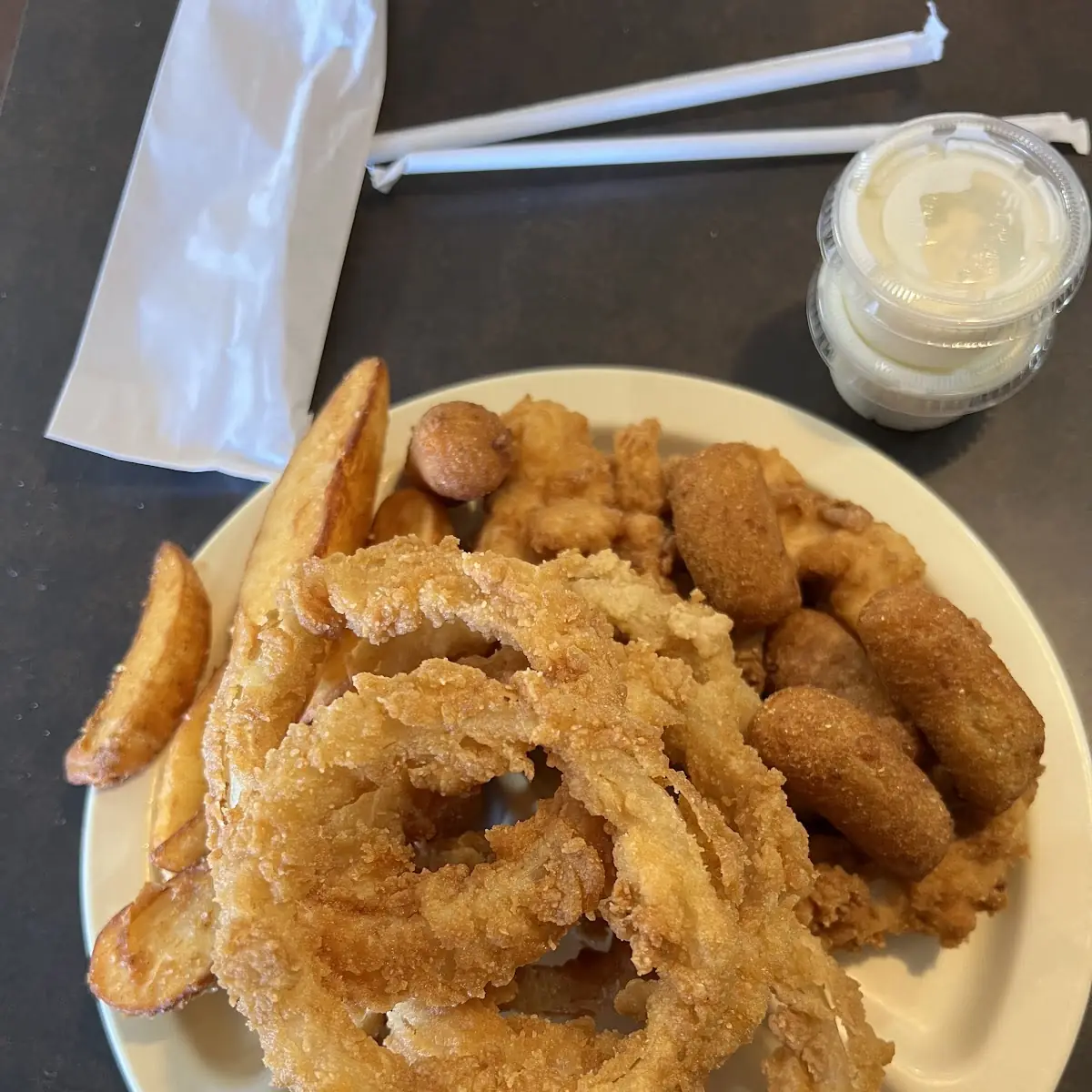 Wedges and Onion Rings