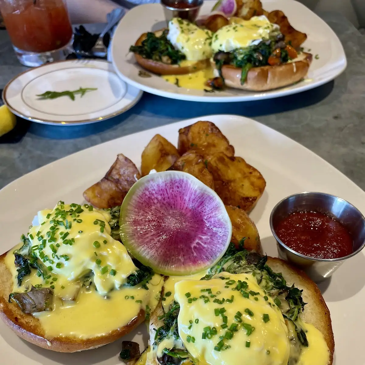 Wild Mushroom Eggs Benedict