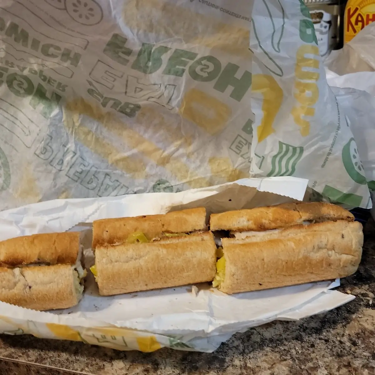 12 Grilled Chicken Sub