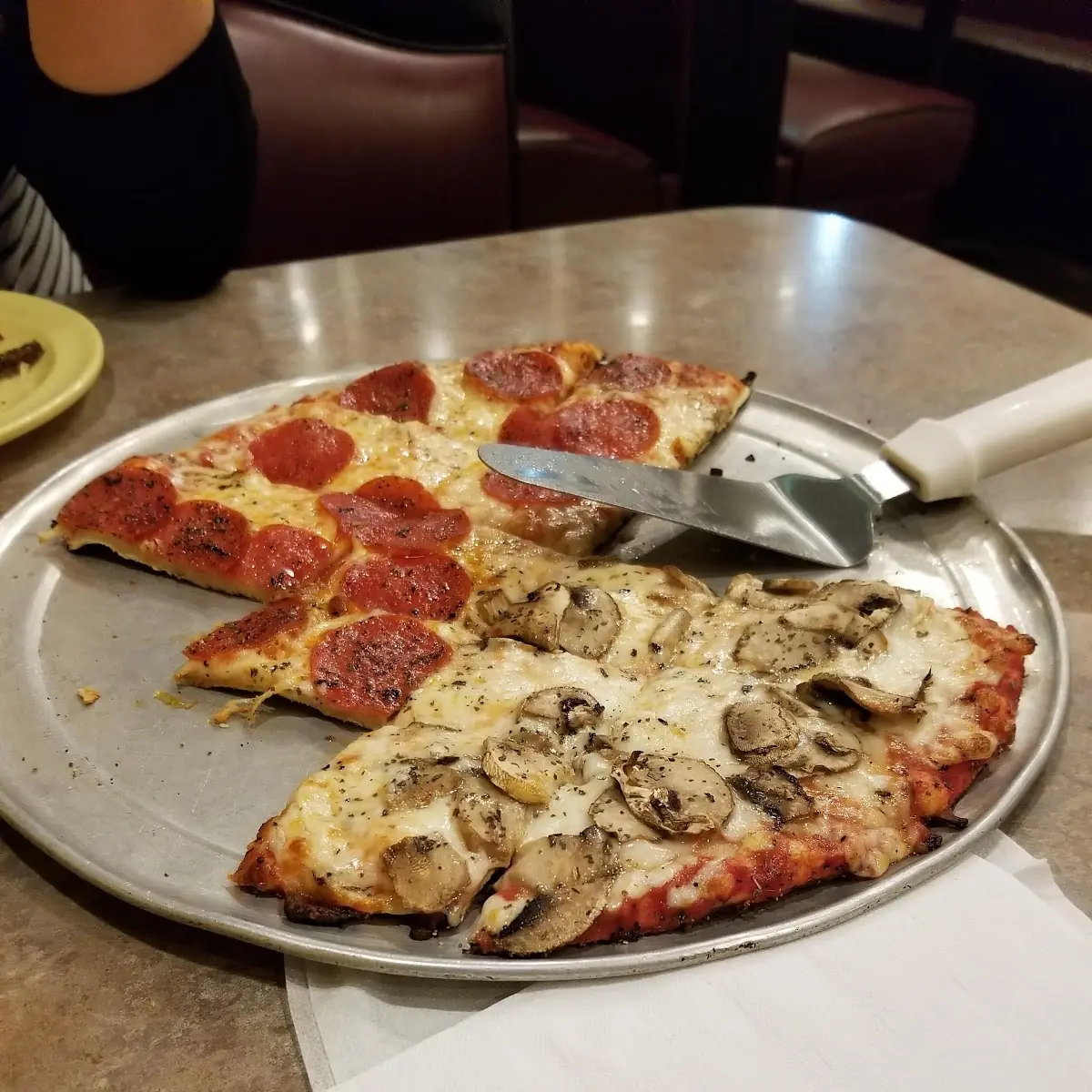 Pepperoni and Mushroom Pizza