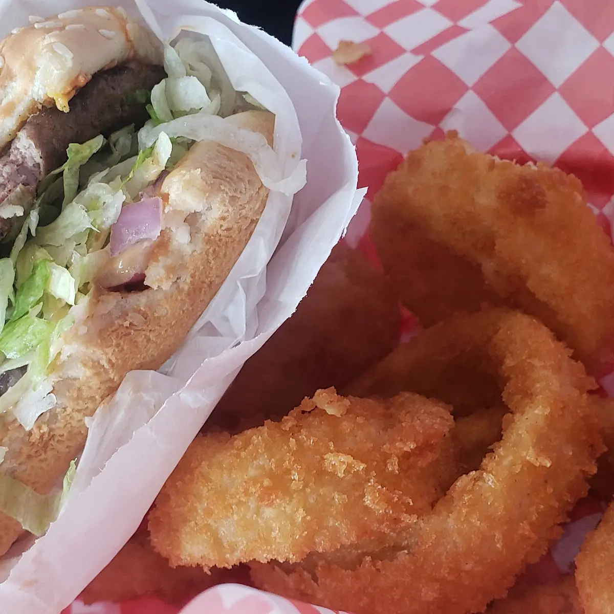 Number One with Onion Rings