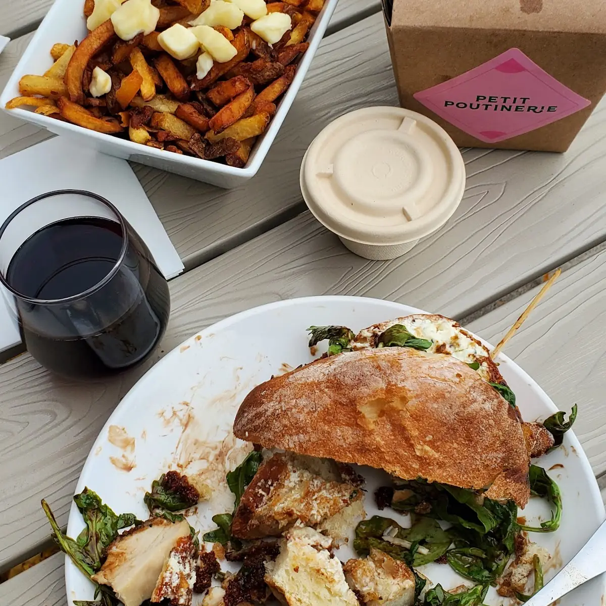 Chicken Cutlet Sub Poutine