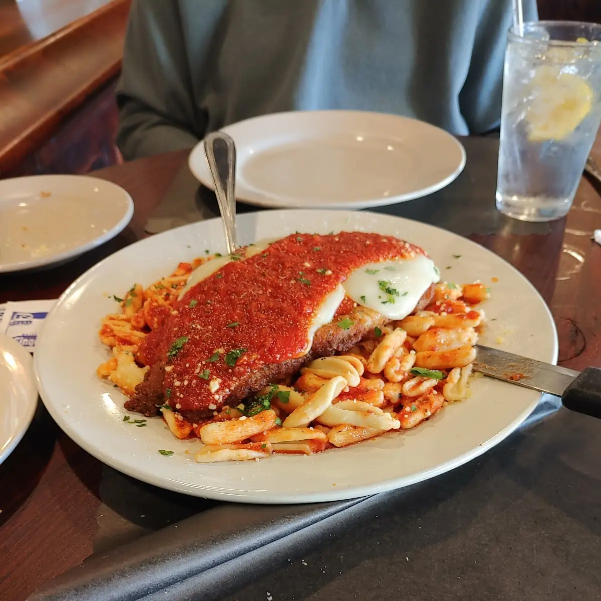 Chicken Parm w Cavatelli