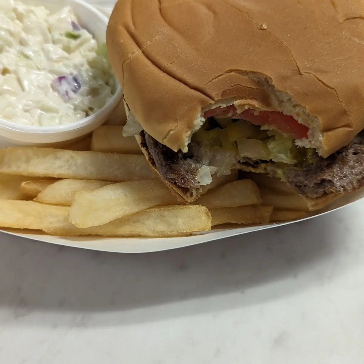 Burger and Fries