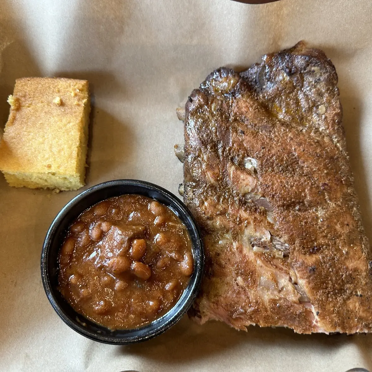 BBQ Ribs and BBQ Beans